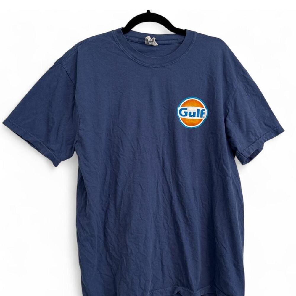 Classic blue comfort colors tee